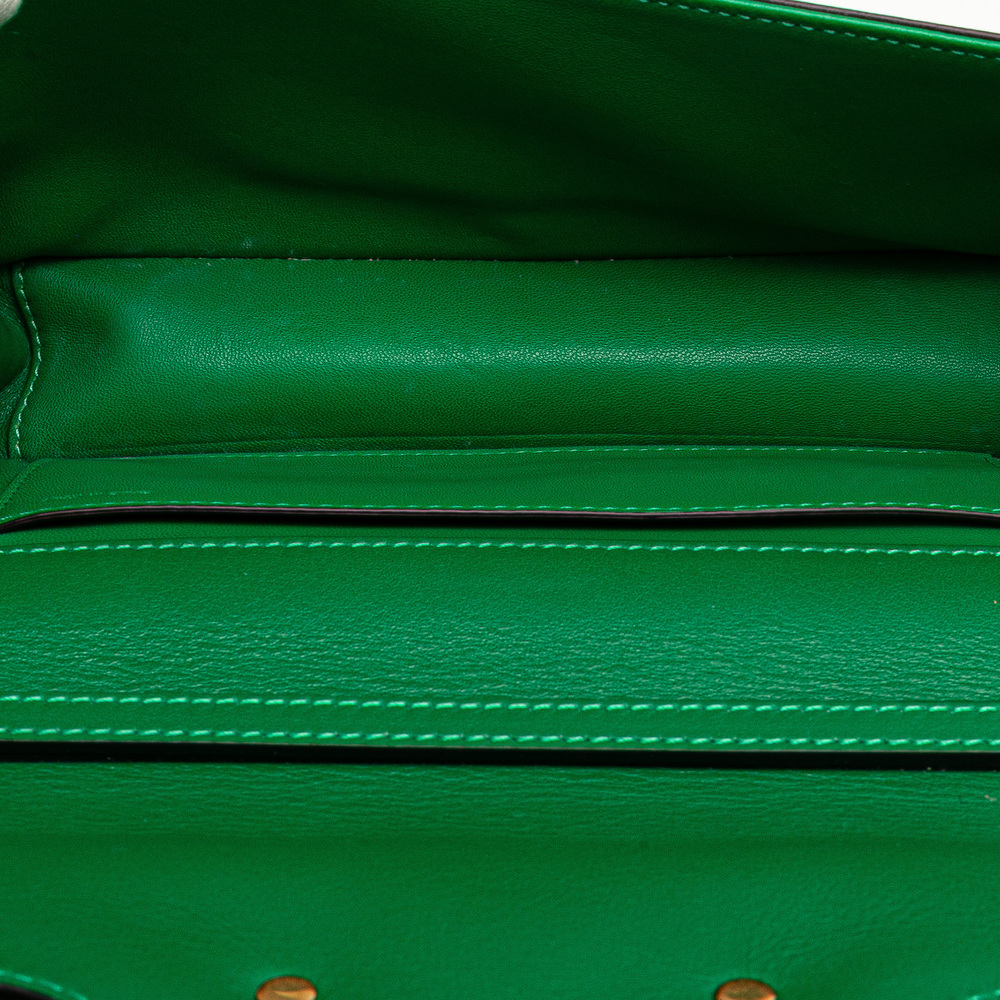 Pre-Loved Valentino Calfskin VLogo Loco Satchel - Picture 4 of 12